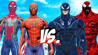 Spider-Man Duo Vs Venom Duo - Epic Superheroes War
