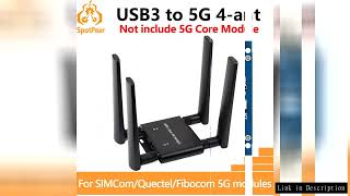 Waveshare USB TO M.2 Key B 5G DONGLE For SIM8202/SIM8262/RM520/RM530