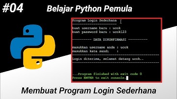 Program Login Sederhana - Python Dasar