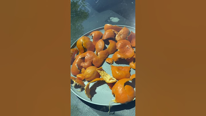 Orange Peel Fire Tinder #bushcrafters