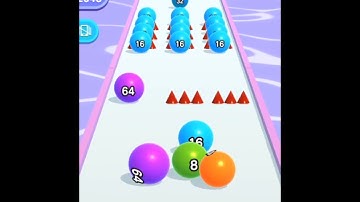 Ball Run 2048 - All Levels Gameplay Android, iOS ( Levels 1399-1400