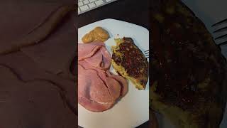 My easter ham dinner #shorts #easterdinner #ham #salad