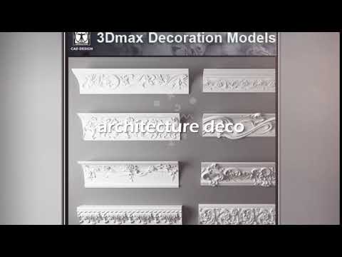 3DMax Decoration models Download Over 10000+ 2D 3D CAD DWG Files