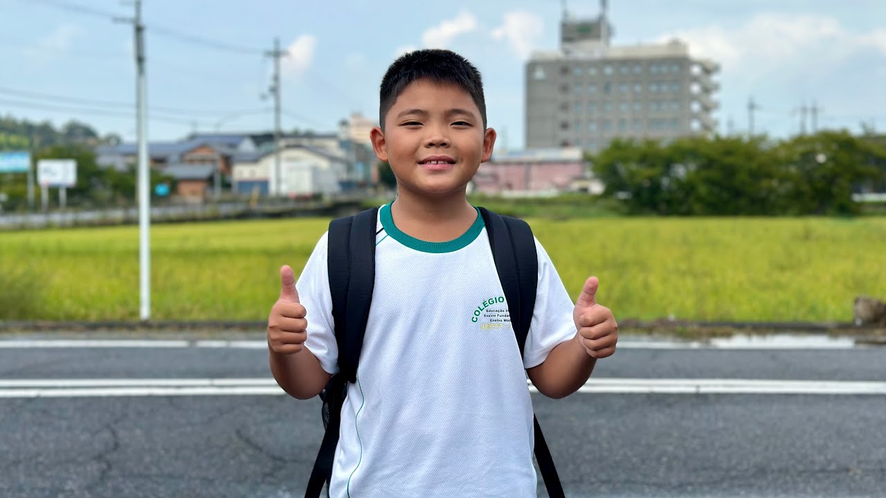 PRIMEIRO DIA DE AULAS DO NICO ( Escola Brasileira no Japão )