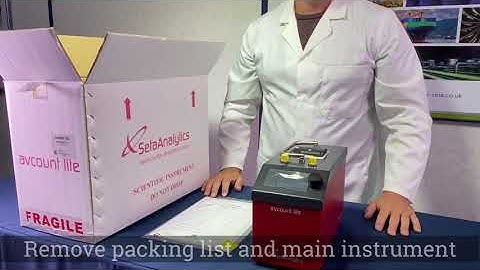 AvCount Lite Particle Counter SA1800-2 Unboxing