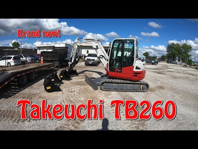 Takeuchi TB260 - YouTube