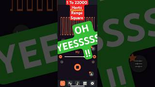 1 To 22000 Hertz Frequency Range Square