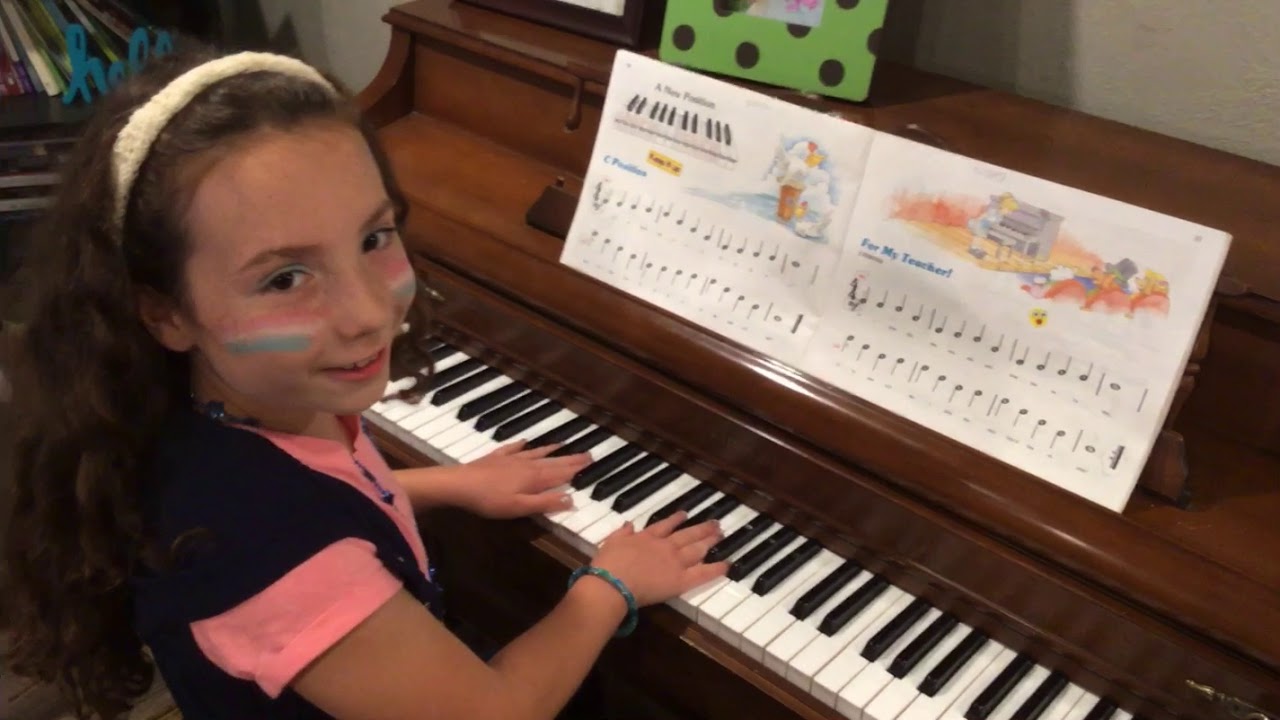 Piano lesson 4th of july theme EC piano lesson-13 - YouTube