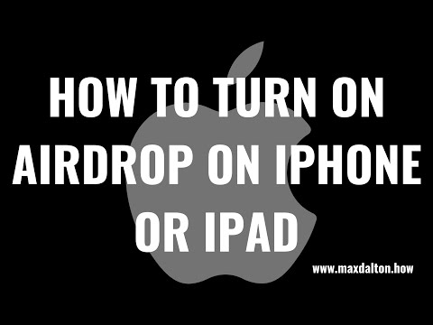 Cum să activați AirDrop pe iPhone sau iPad