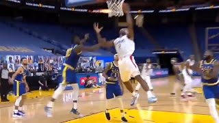 Draymond Green with the hard foul on Kawhi Leonard 😲