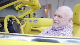 Michael Fux Reveals Yellow Rolls Royce Dawn From His Private Collection!!