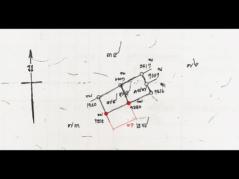 การหาพื้นที่ในโฉนด(Scale) รับสอนเขียนแบบAutoCAD พื้นฐาน