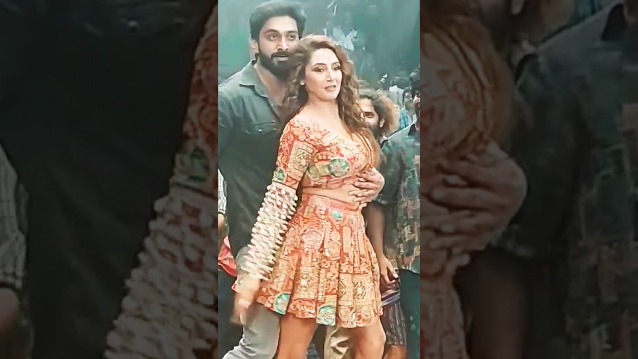 Ragini Dwivedi dances with Rajavardan | Gajarama shooting of the song 