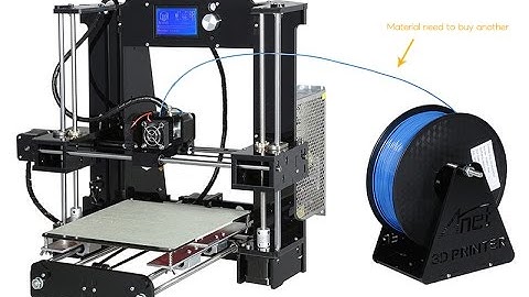 How the ANET A6 DIY 3D Printer Kit - Metal + Acrylic Frame Work?