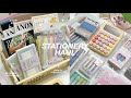 a huge aesthetic stationery haul🧷📚 ft. journalsay