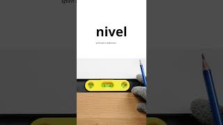 Spirit Level  in Spanish | Nivel Tools in Spanish #spanishlanguage #learnspanishonline