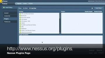 Nessus Scan Policy Creation