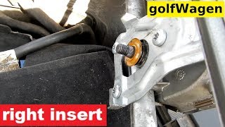 VW Golf 5 windshield wiper motor replacement