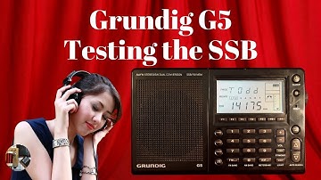 A quick SSB tuning test of the Eton Grundig G5 Portable Shortwave Radio