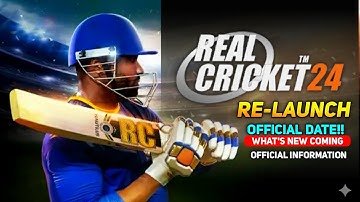 Real Cricket 24 Relaunch Update | Rc24 Relaunch Date | Real Cricket 24 V2 Update Kab Aayega