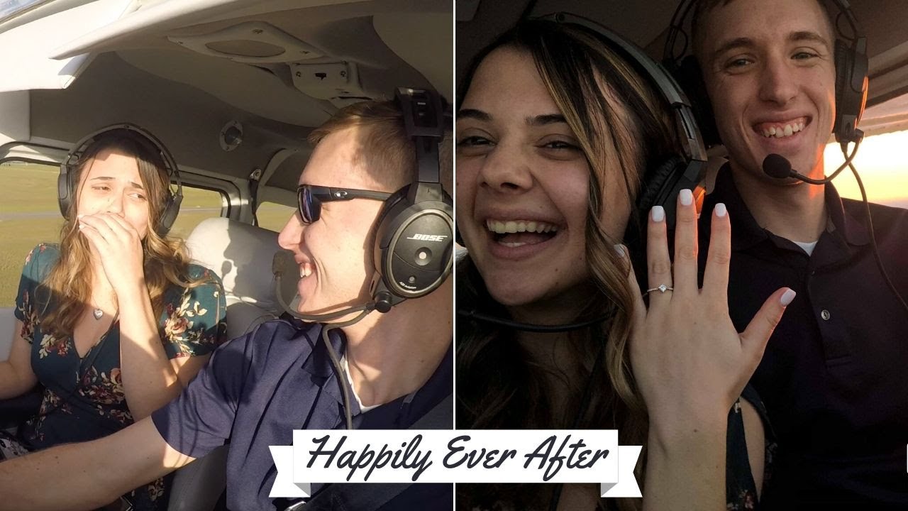 Pilot Proposes To Girlfriend Mid-Air