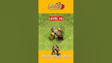 Dark Elixir Drill All Levels With Animation in COC | #coc #clashofclans #clashofclanshorts #shorts