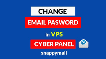 Change Email Password in VPS CyberPanel Mail Server | SnappyMail