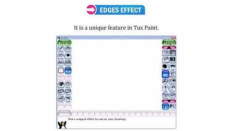 Edges effect in Tux paint