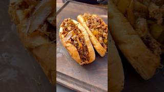 Sandwich Au Poulet Façon Cheesesteak