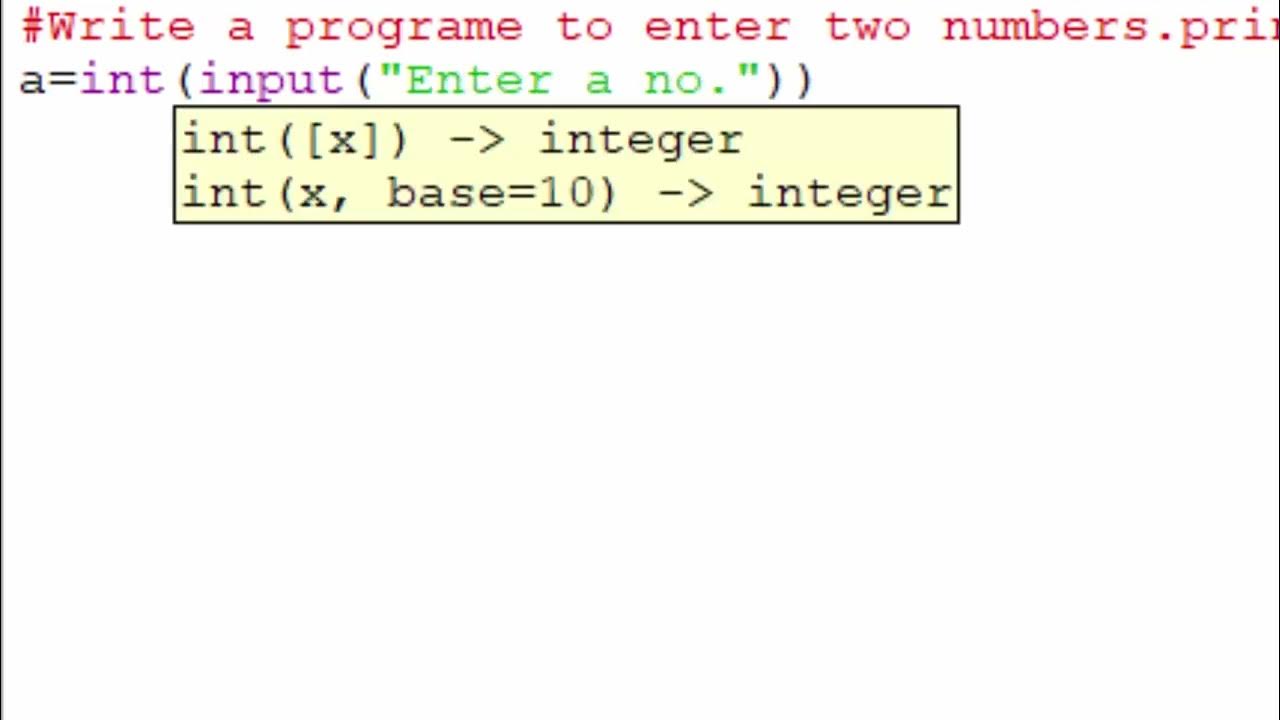 Integer data type and float data type in Python with full explanation ...