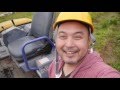 【DIY】ユンボで土地をたいらに整地する　ツカファーム2016