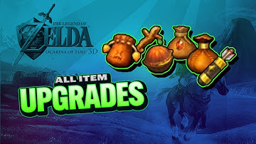 Zelda: Ocarina of Time - All Item Upgrades