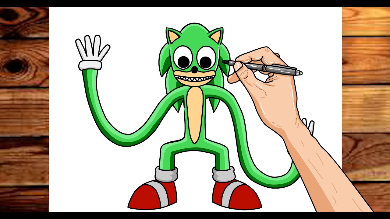 Sonic + Green Rainbow Friends Roblox