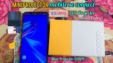 Home Cinema Mini Projector 1080P mobile se connect Karen