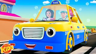 Wheels on the Taxi Go Round And Round + More Nursery Rhymes for Toddlers