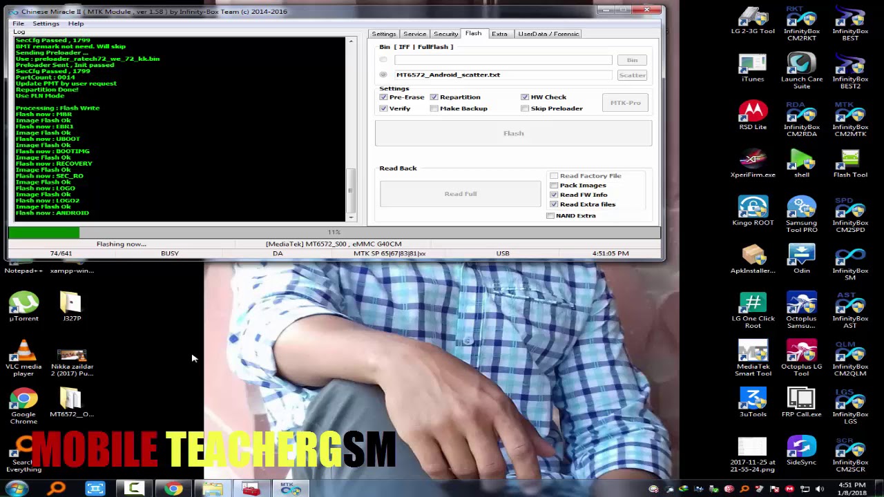 MTK Phones With CM2 Dongle Simple Flashing