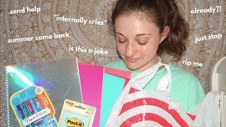 HUGE back to school supplies haul 2018 *try not to cry challenge*