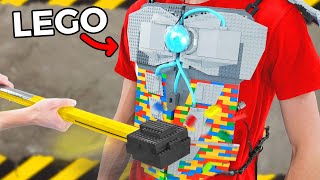 I Built Working LEGO Armor!
