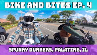 Bike and Bites Ep 4 | Triumph Trident 660 & Harley XG750 | Donut Review Spunky Dunkers Palatine, IL
