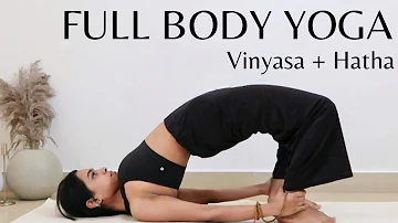 35 min Full Body Yoga Workout | Hatha + Vinyasa Flow