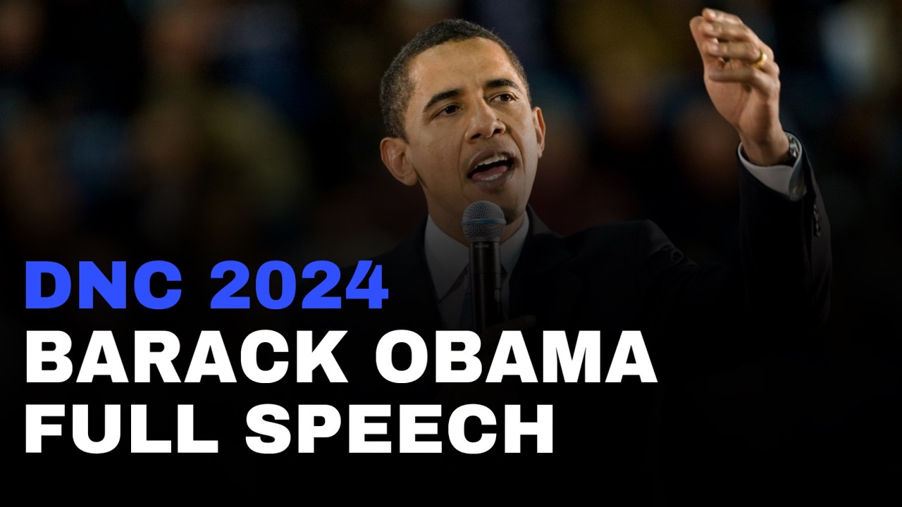 Obama DNC 2024 | Barack Obama DNC 2024 | DNC Convention 2024 | DNC Speeches