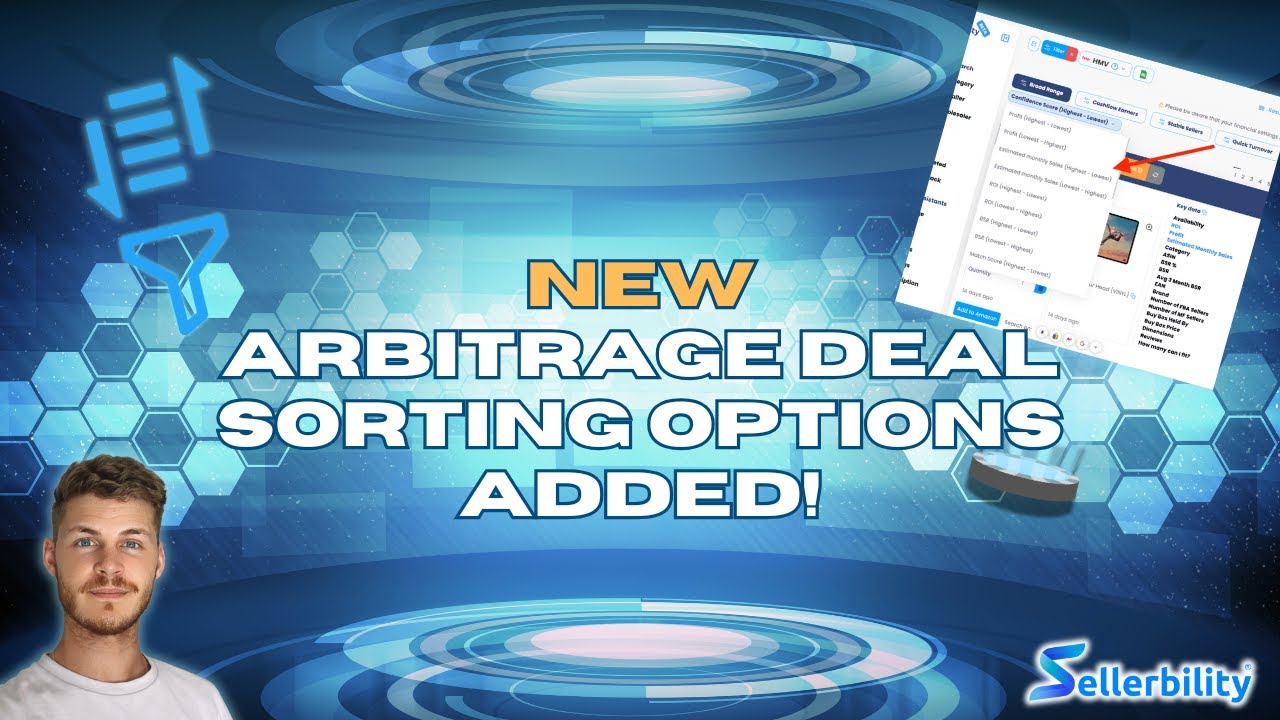 NEW Arbitrage Deal Sorting Options Added - Making Amazon Sourcing EASY ...