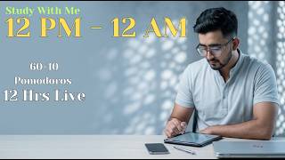 Live Study With Me for Rajasthan Exams | Track Your Life_Productive System & Setup With #xiomi #poco