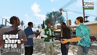 GTA San Andreas GTA Protagonists as Bodyguards Mod Showcase Gameplay