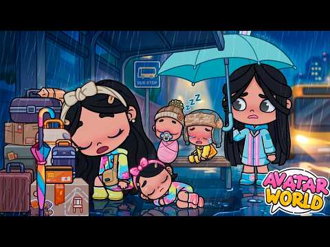 🚌 WE SLEPT AT A BUS STOP 😥😭! in Avatar World