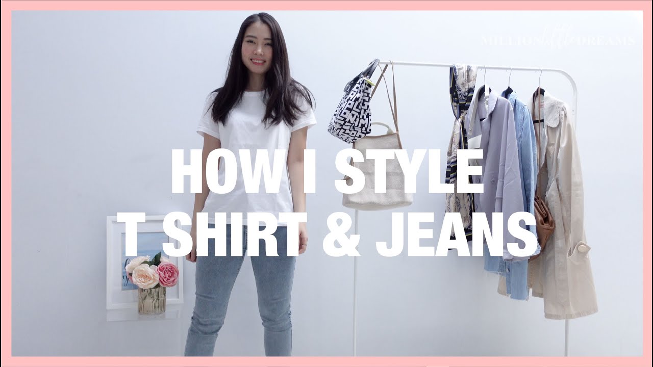 How I Style T-Shirt & Jeans | OOTD IDEAS | LOOKBOOK
