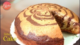Learn how to make zebra cake or also known as marble without oven.
this is a delicious desert recipe whereby the chocolate and vanilla
batter co...