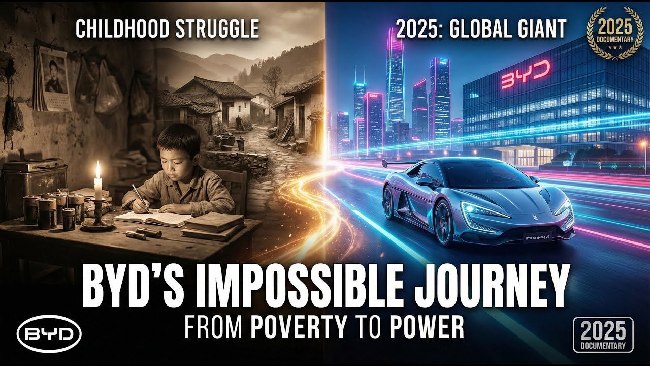 “BYD: From Humble Battery Startup to Global EV Giant | Full Documentary 2025”