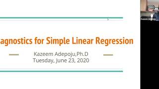 Celebrity Diagnostics for Simple linear regression Profile
