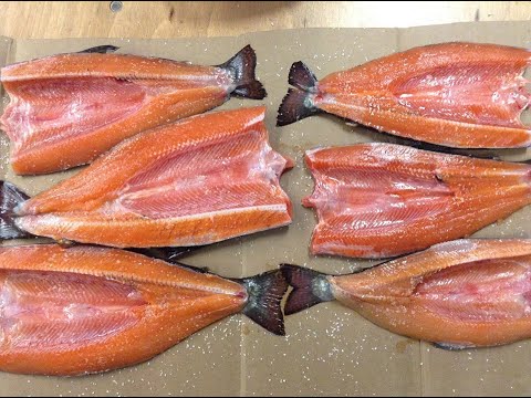 (Cured-Dried Trout) Baked In The Oven With & Without Bacon - YouTube